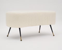 Sgabello modernista italiano vintage