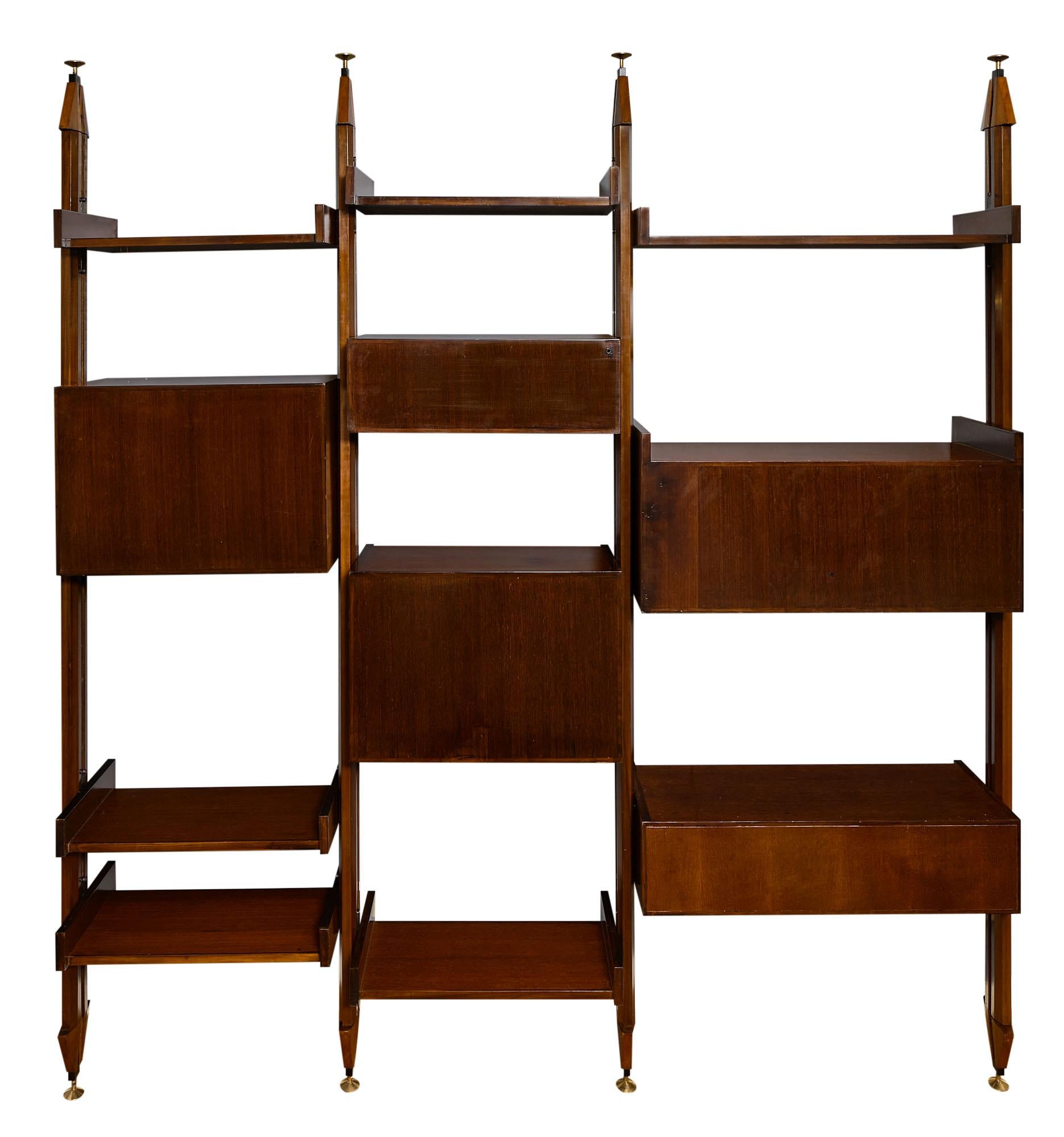 Vintage Italian Modular Bookcase 3