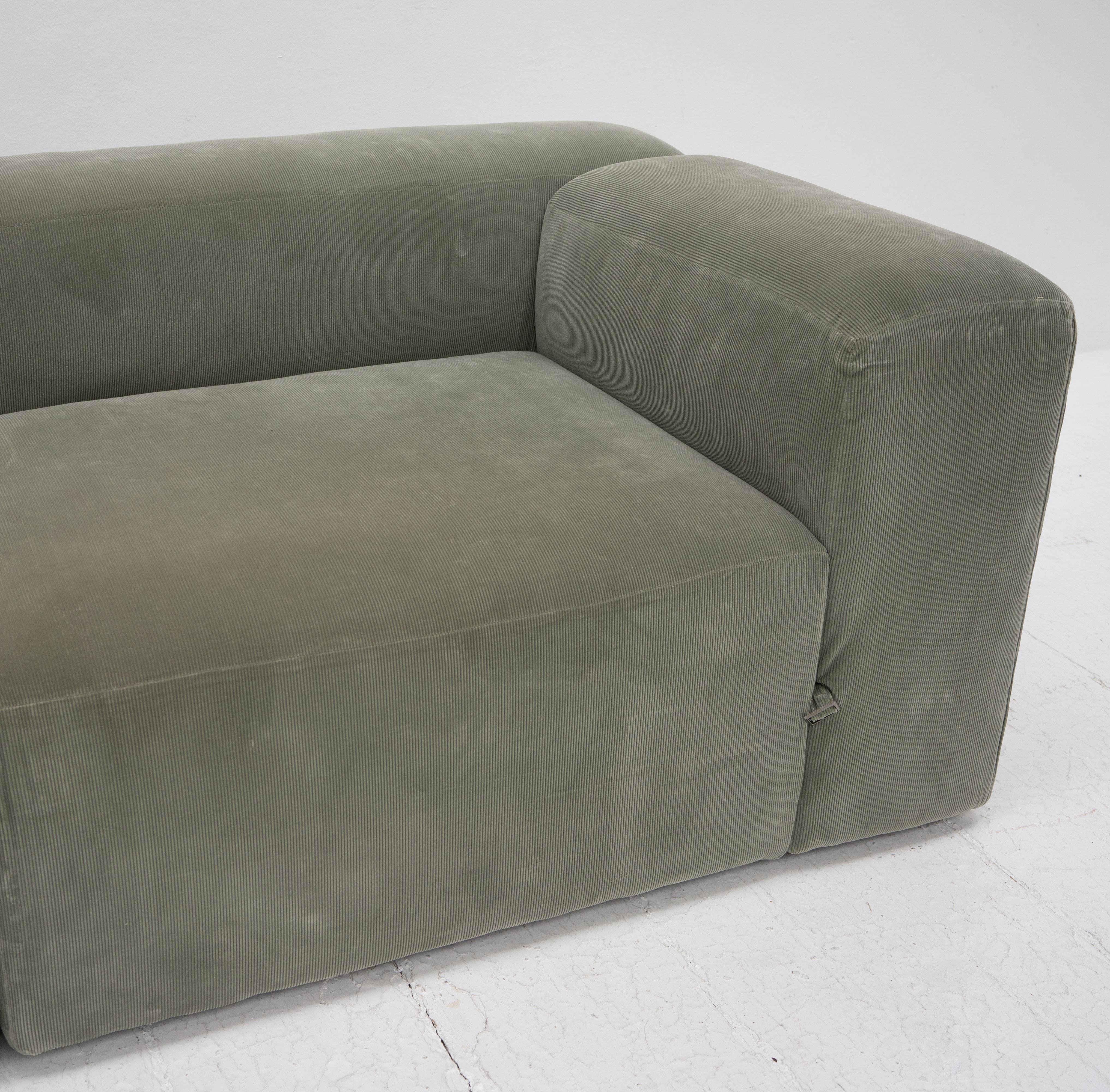 Modulares italienisches Vintage-Sofa nach Mario Bellini (Stoff) im Angebot
