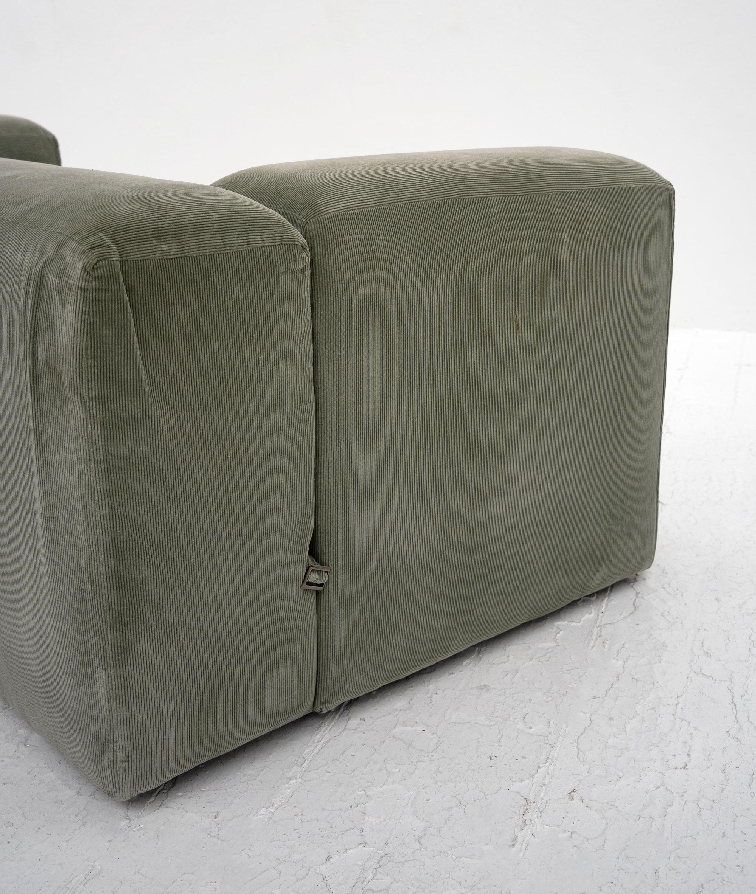 Modulares italienisches Vintage-Sofa nach Mario Bellini im Angebot 2
