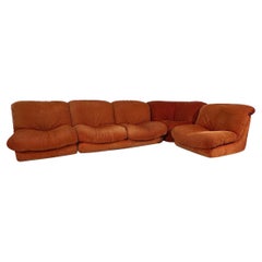 Vintage Italian Modular Sofa From Airborne, 1960s Italy 5 pieces