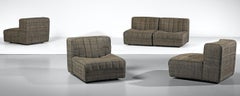 Used Italian Modular Sofa of Five Pieces by Tito Agnoli for Arflex
