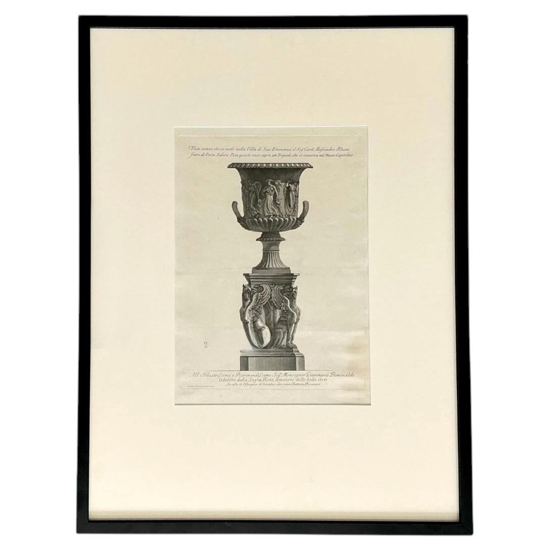 Vintage Italian Monumental Giovanni Batista Parinesi Urn Print