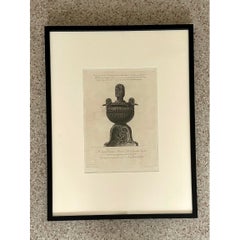 Vintage Italian Monumental Giovanni Batista Piranesi Urn Print