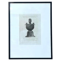 Vintage Italian Monumental Giovanni Batista Piranesi Urn Print