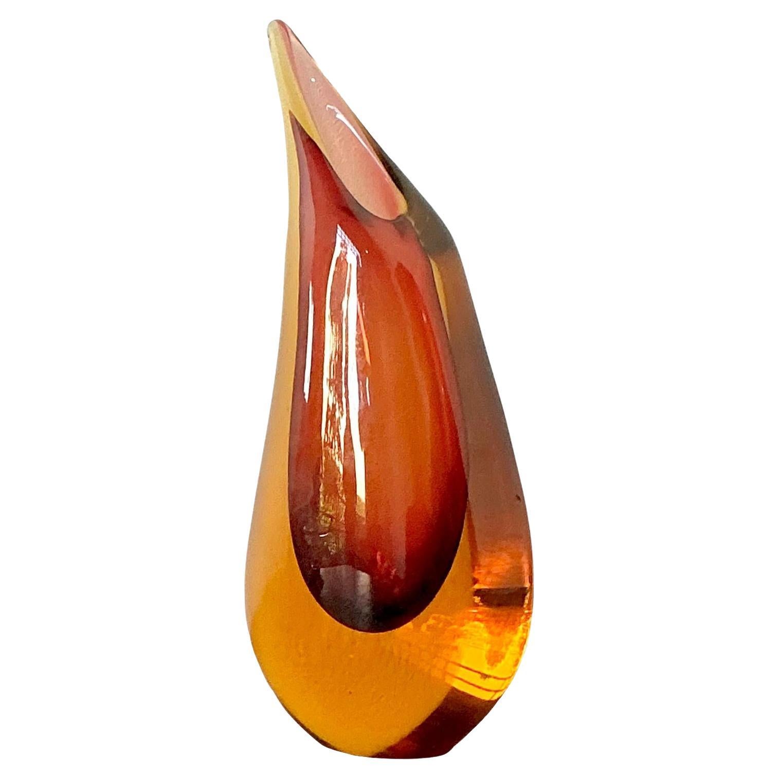 Vintage Italian Murano Art Glass Vase