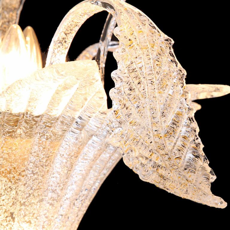 Vintage Italian Murano Chandelier In Good Condition In Vancouver, British Columbia