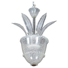 Vintage Italian Murano Glass Chandelier from the 1930s