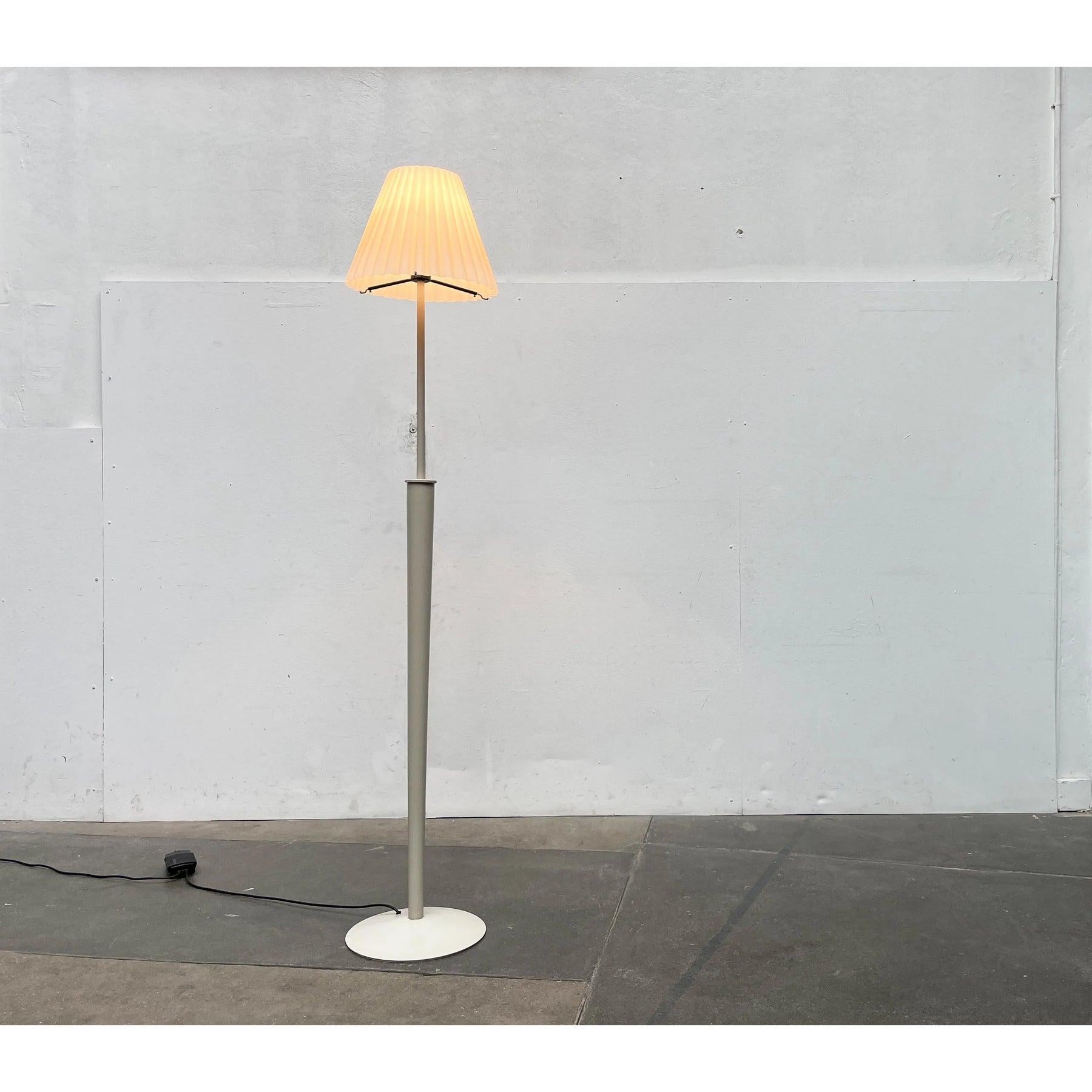 Metal Vintage Italian Murano Glass Floor Lamp, 1970s For Sale