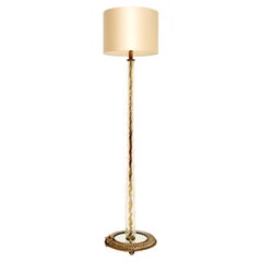 Vintage Italian Murano Glass Floor Lamp