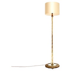 Lampadaire italien vintage en verre de Murano