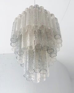 Vintage Italian Murano glass pendant chandelier, 1960's Italian