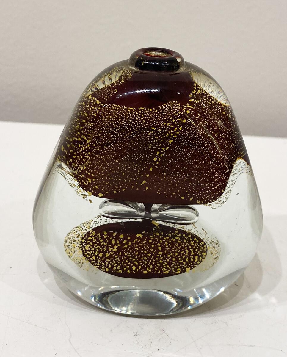 Parfümflakon aus italienischem Murano-Glas, im Stil von Roger Gandelman (Italienisch) im Angebot