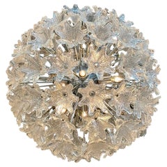 Lampadario Sputnik in vetro di Murano Vintage Italian Glass