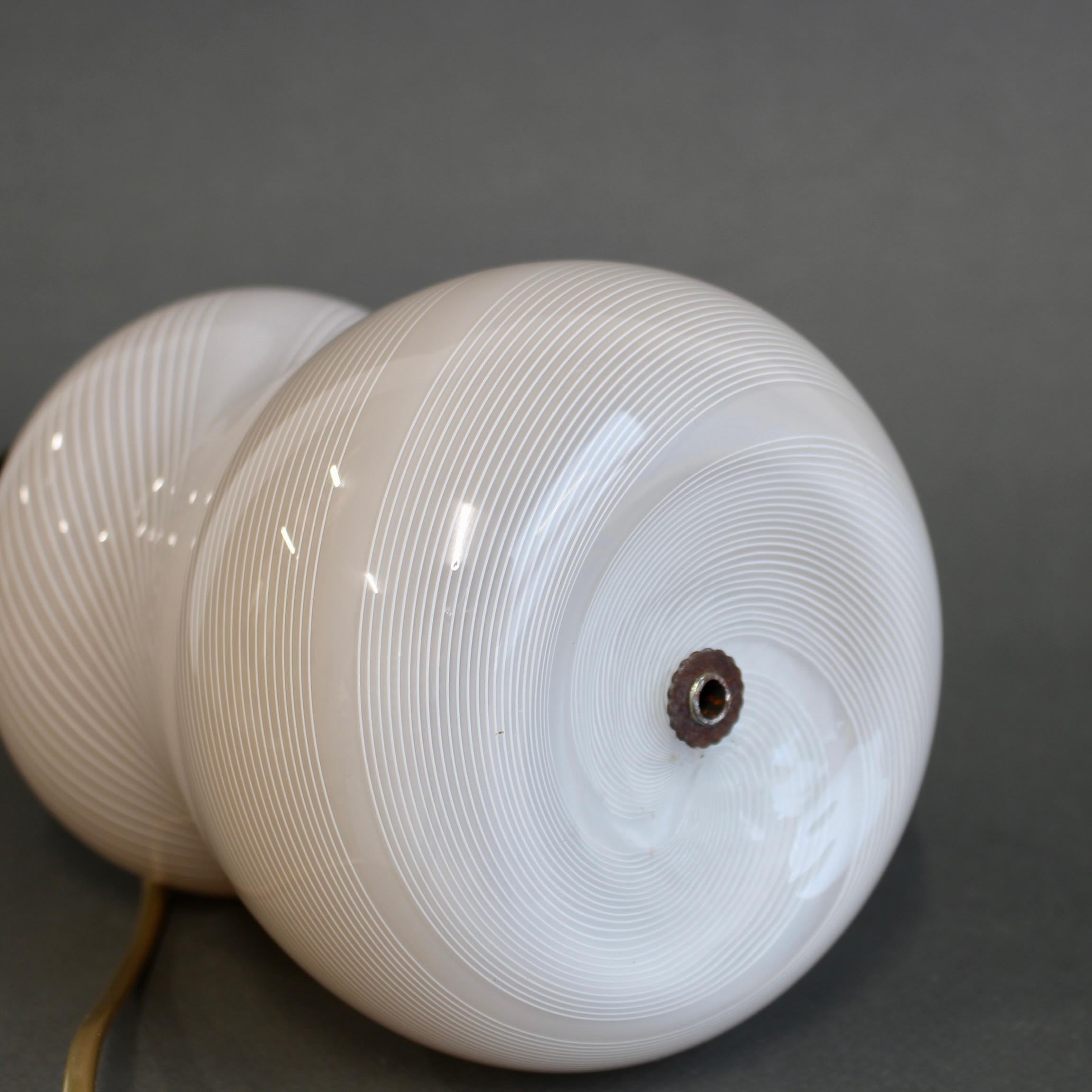 Vintage Italian Glass Tischlampe aus Murano-Glas (ca. 1970er Jahre) im Angebot 2