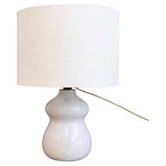 Lampada da tavolo vintage in vetro di Murano (circa anni '70)