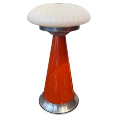 Lampada da tavolo vintage in vetro di Murano, design Space Age, XX secolo