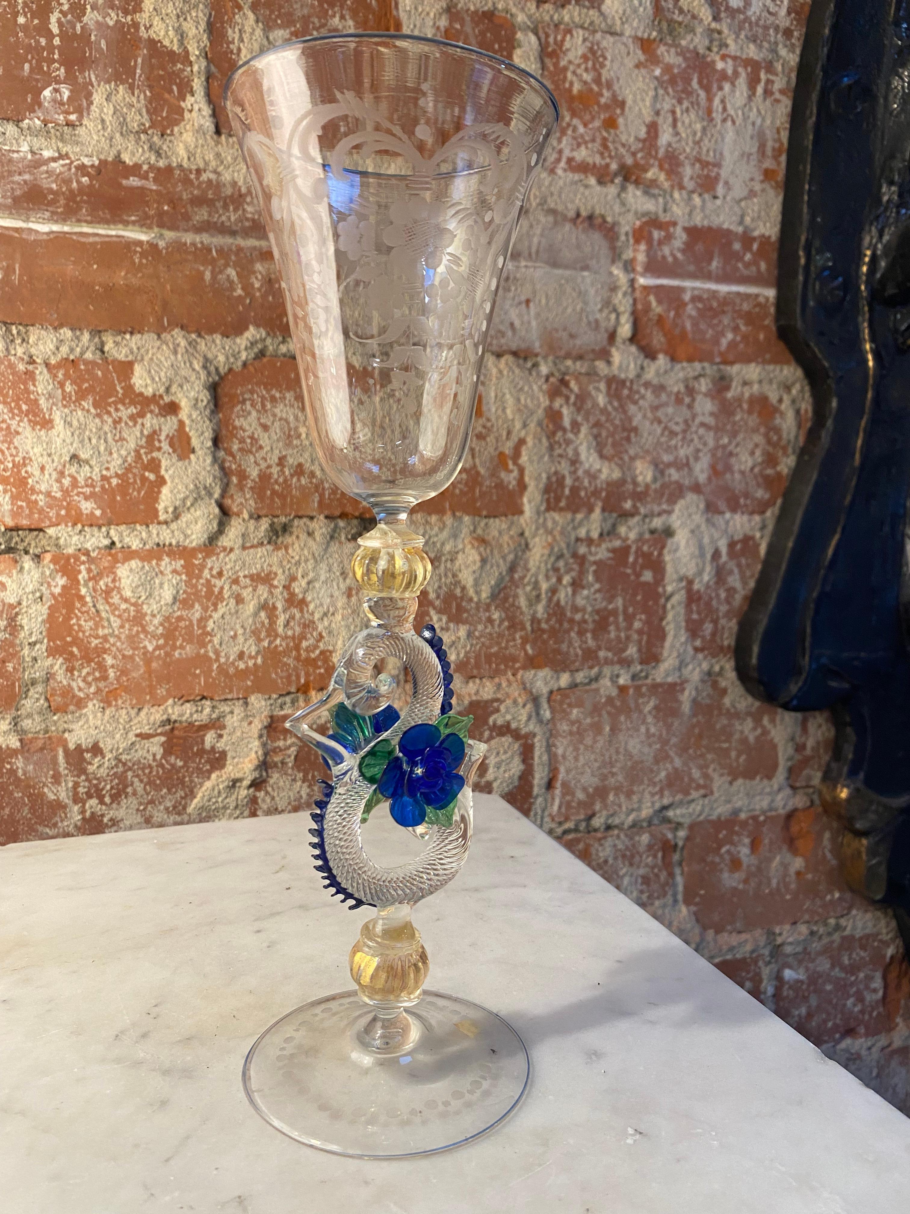 Italienisches Muranoglas, handgefertigt, 1970er Jahre im Angebot 1
