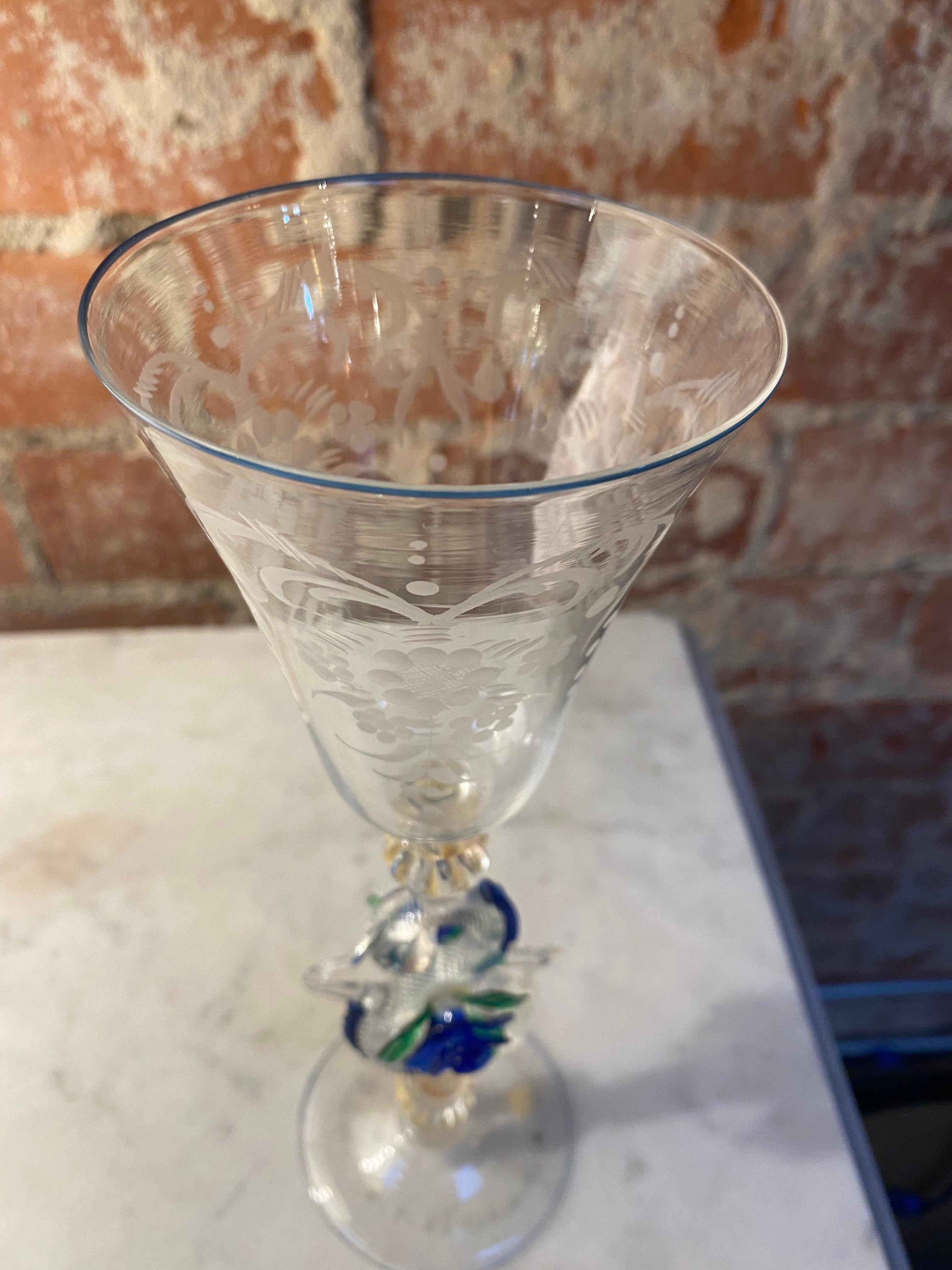 Italienisches Muranoglas, handgefertigt, 1970er Jahre im Angebot 2