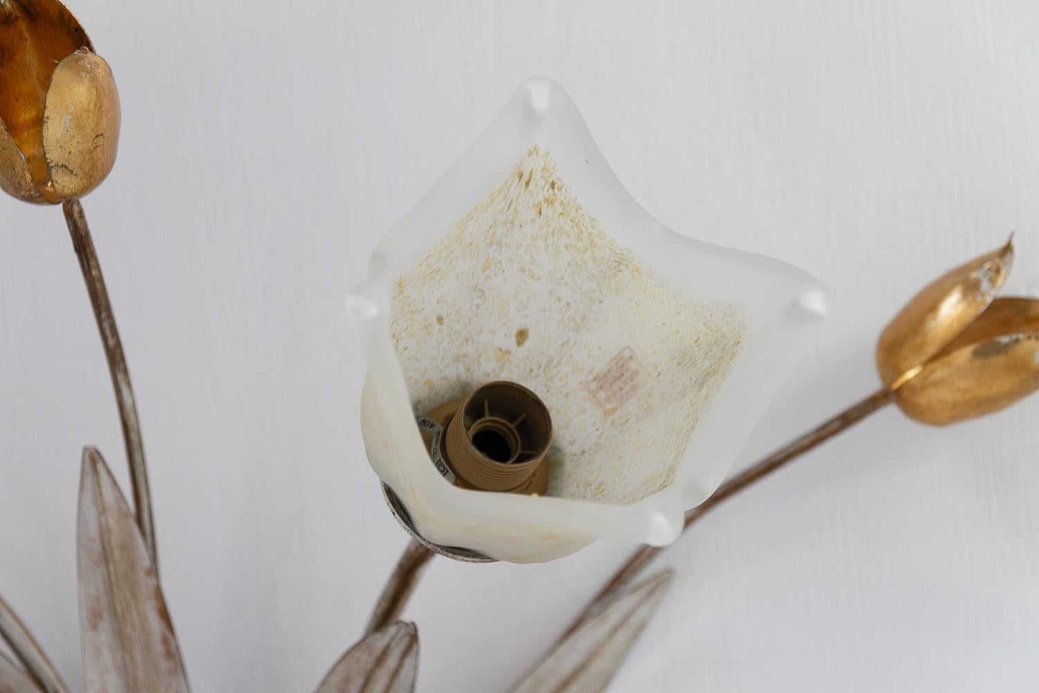 Italienischer Murano-Wandleuchter, 1980er Jahre. im Angebot 6