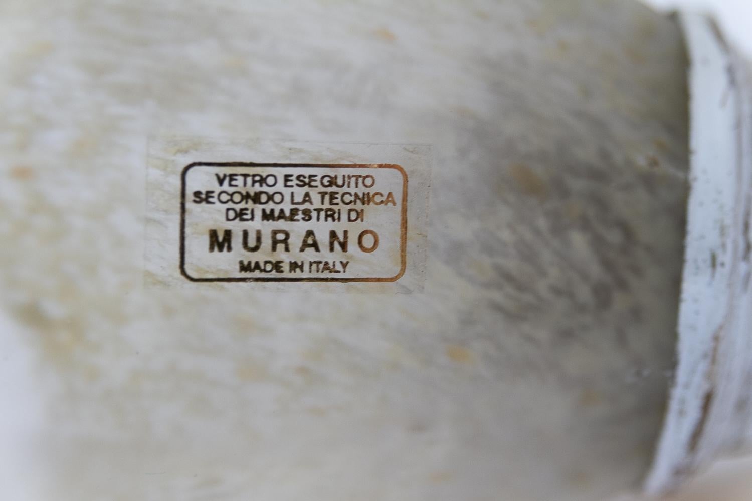 Italienischer Murano-Wandleuchter, 1980er Jahre. im Angebot 8