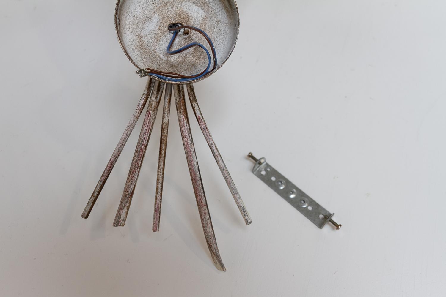 Italienischer Murano-Wandleuchter, 1980er Jahre. im Angebot 15
