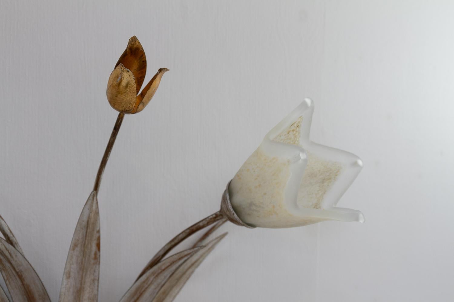 Italienischer Murano-Wandleuchter, 1980er Jahre. im Angebot 2