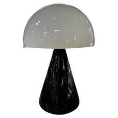 Lampada da tavolo a fungo Vintage Italian Lamp di Leucos, anni '80