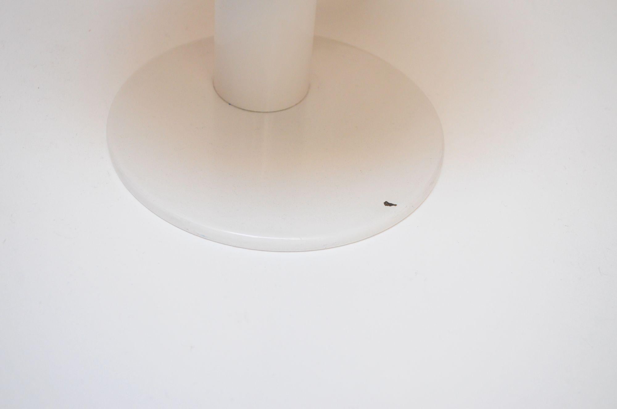 Lampe de table italienne vintage Mushroom en métal émaillé avec abat-jour pivotant en vente 4