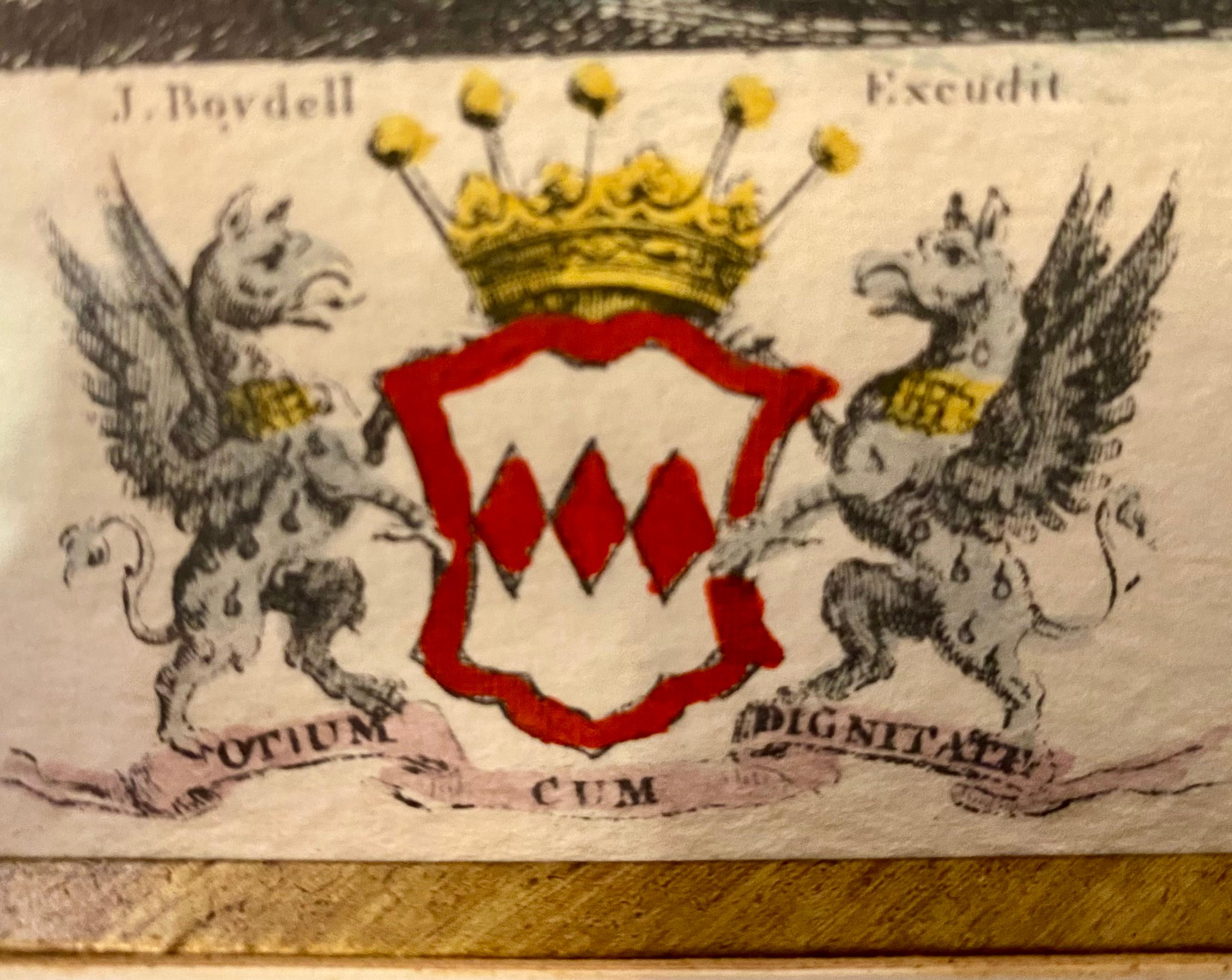 Estampa Náutica Italiana Vintage de Barcos Británicos Enmarcada en Madera de Freijo en venta 5