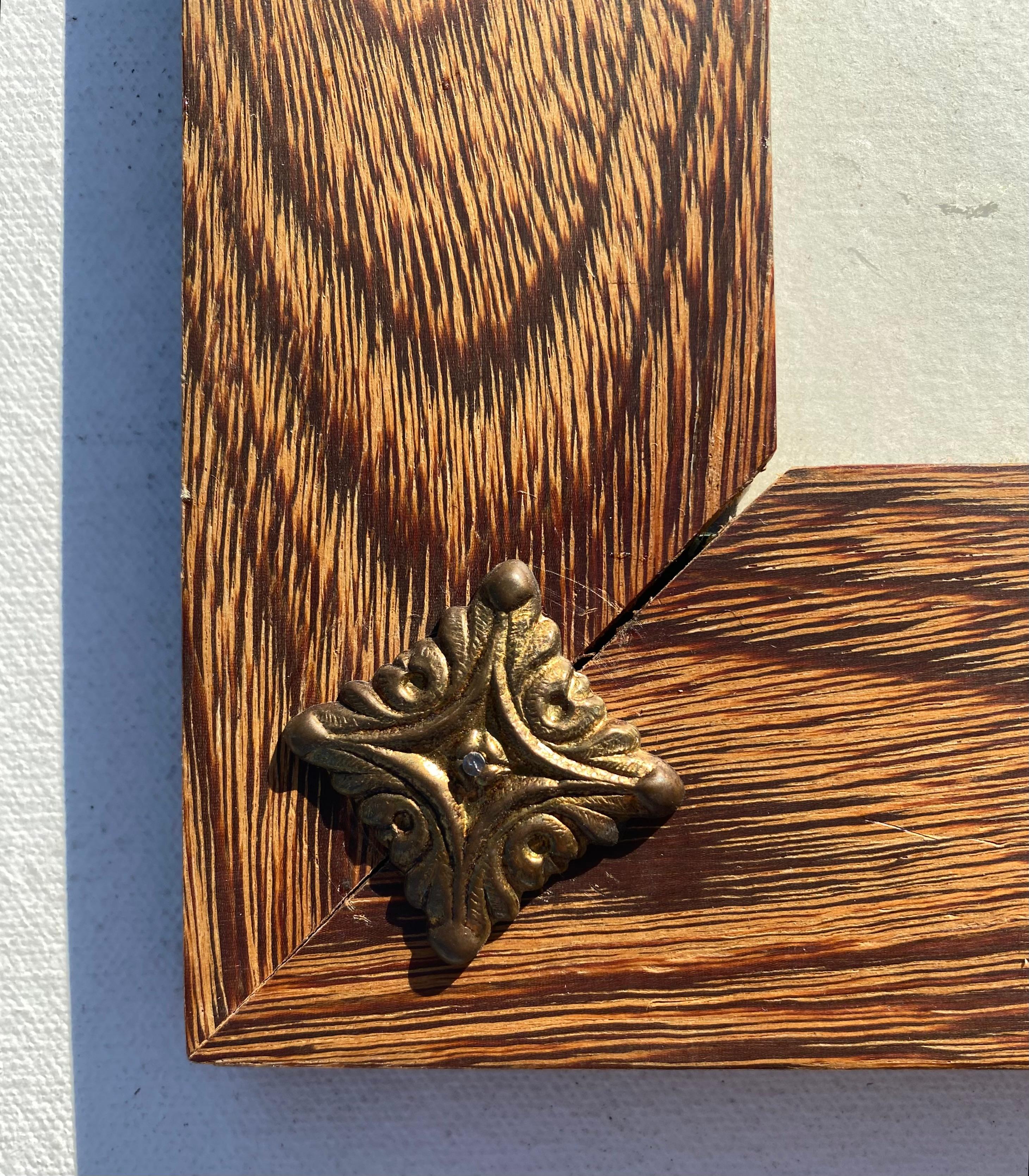 Estampa Náutica Italiana Vintage de Barcos Británicos Enmarcada en Madera de Freijo en venta 3