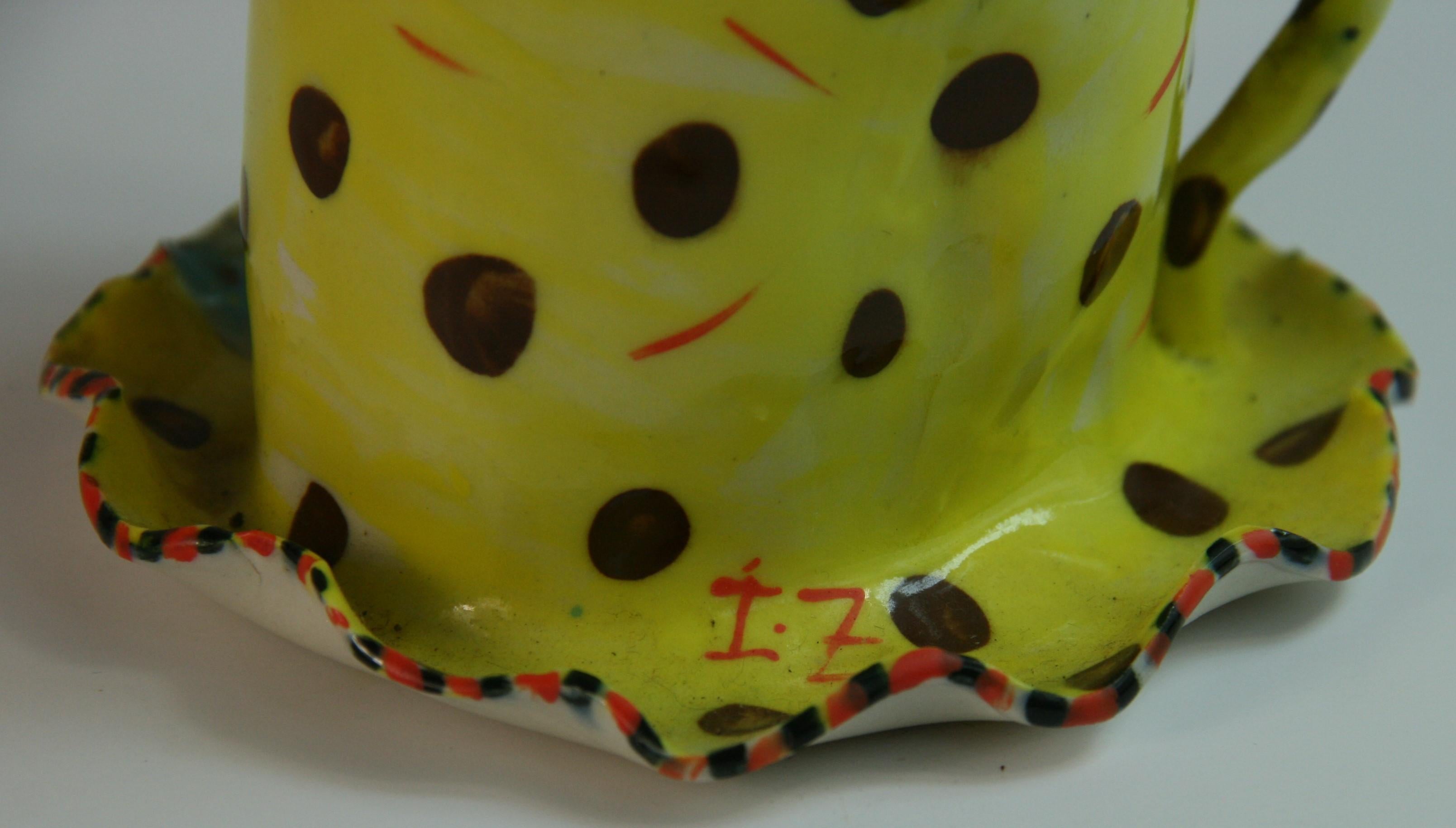 Vaso in ceramica napoletana d'epoca 
