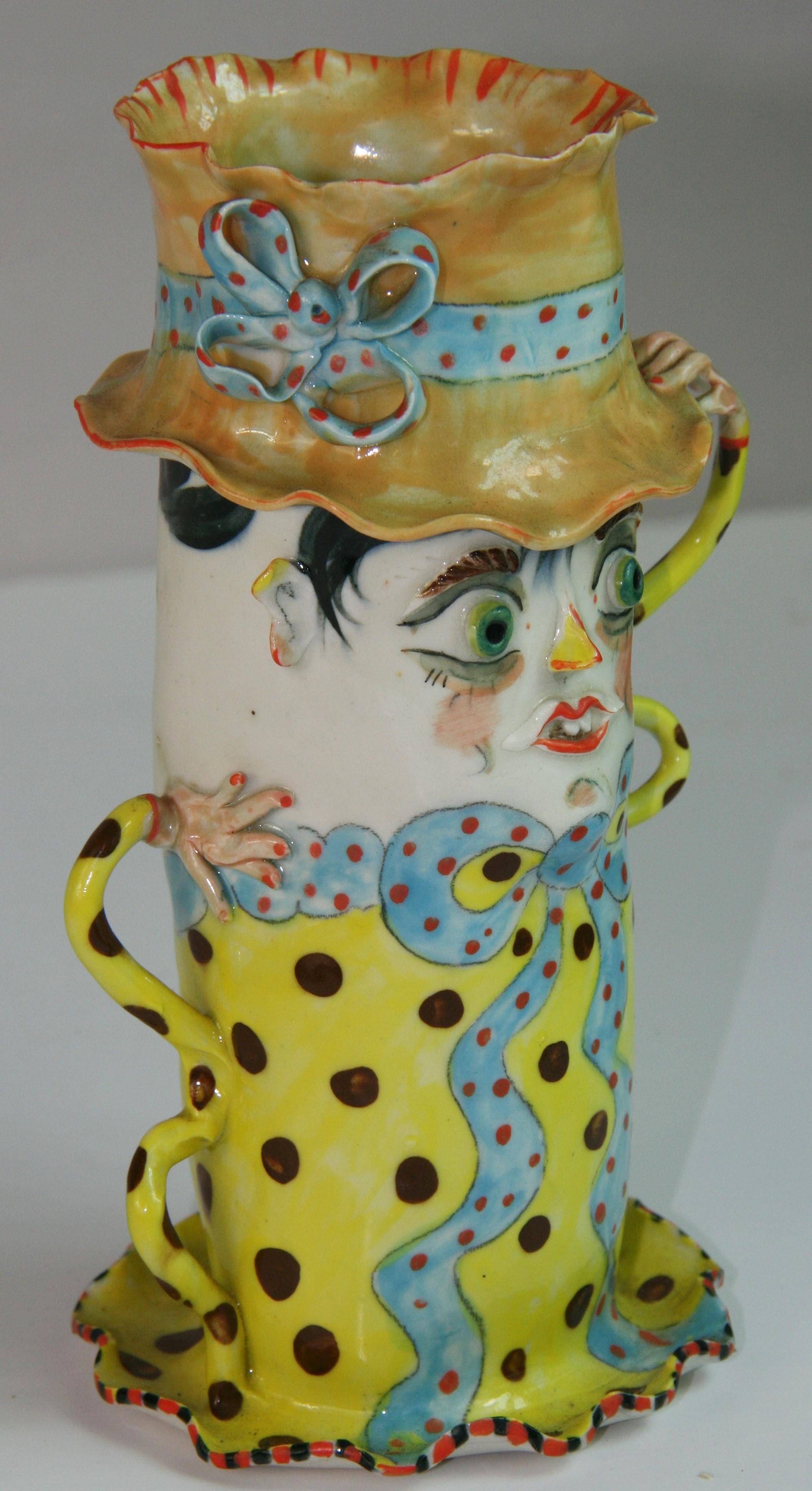 Ceramica Vaso in ceramica napoletana d'epoca 