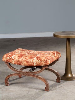 Vintage Italian Neoclassical Painted Bench, circa 1940