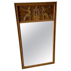 Vintage Italian Neoclassical Trumeau Mirror by Palladio