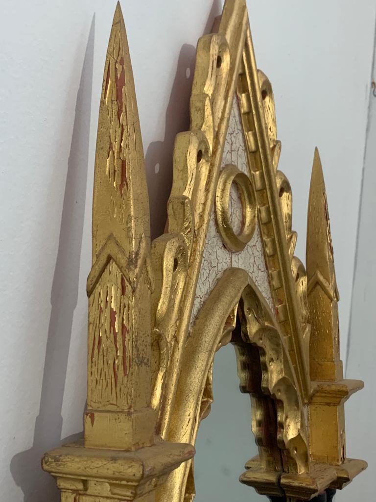Vintage Italian Neogothic Mirror, 1970s 11