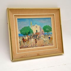 Vintage Italian Oil Painting by Mario Cortiello