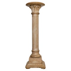 Vintage Italian Old World Neoclassical Column Pedestal Stand