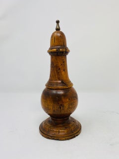 Vintage Italian Olive Wood Pepper Mill by Saks Fifth Avenue Made in, Italy