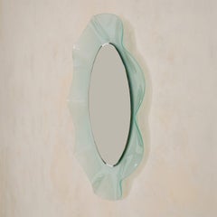 Vintage Italian ‘Onda’ Wall Mirror by Nanda Vigo for Glas Italia