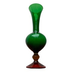 Vintage Italian Ornamental Glass Vase