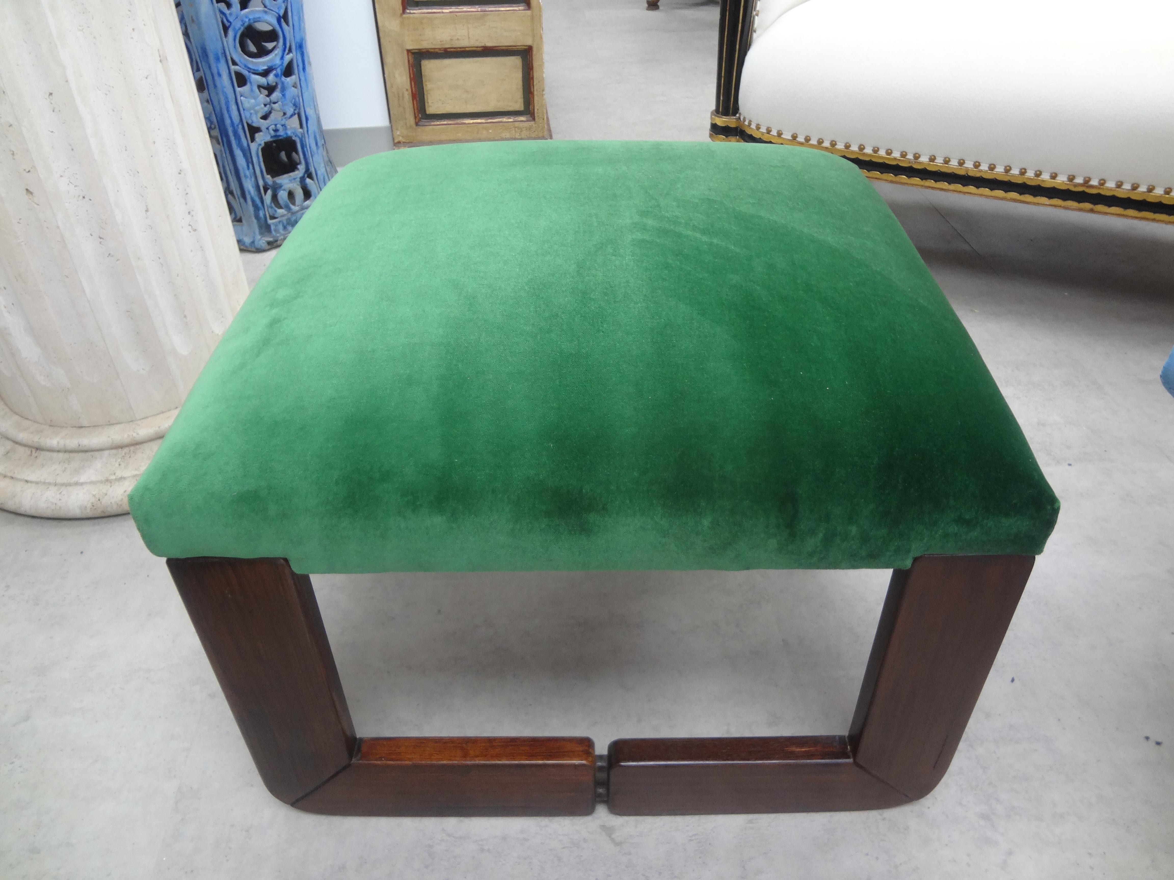 Mid-Century Modern Vintage Italian Ottoman or Bench Attributed to Afra & Tobia Scarpa For Sale