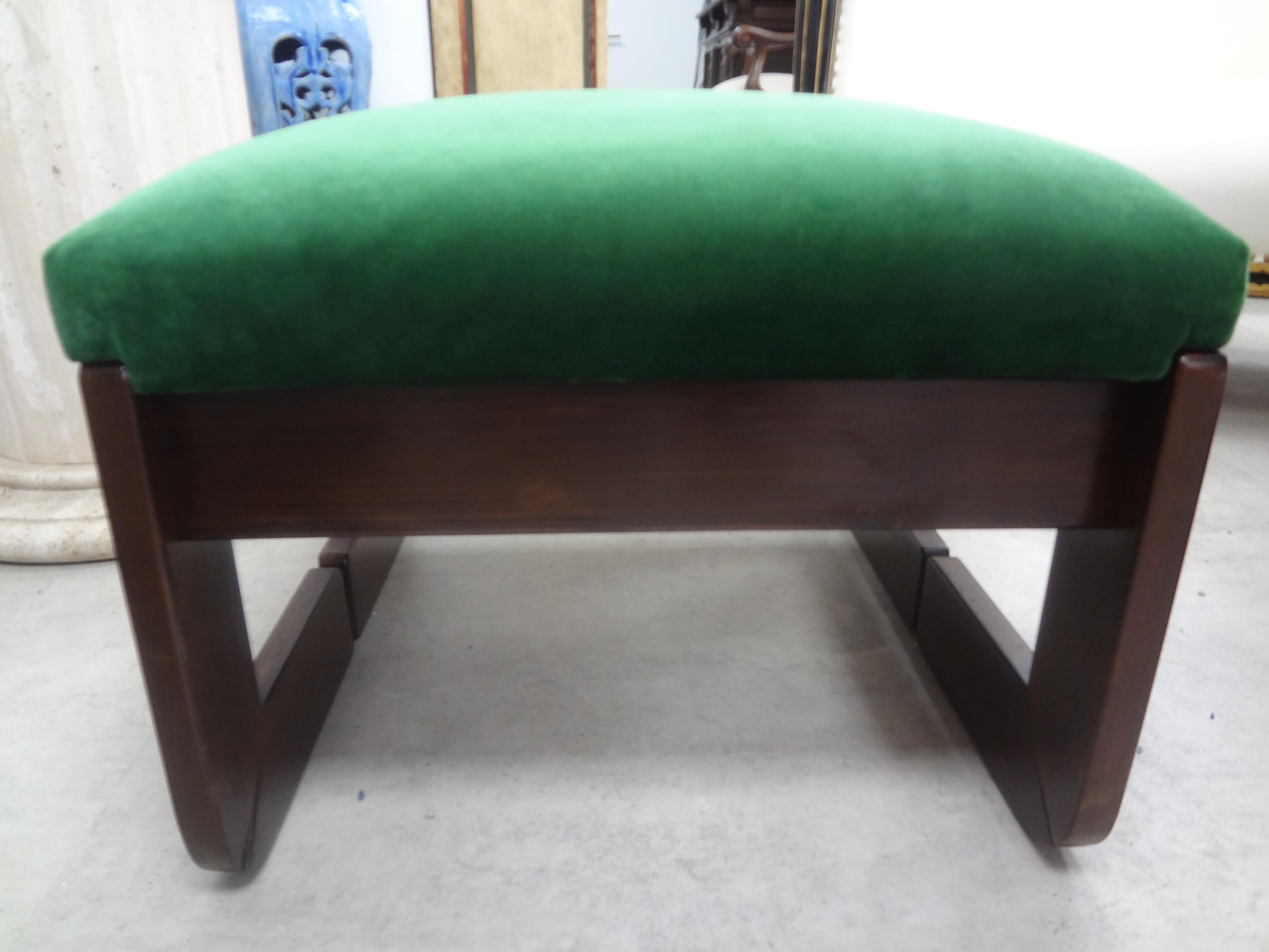Mid-20th Century Vintage Italian Ottoman or Bench Attributed to Afra & Tobia Scarpa For Sale