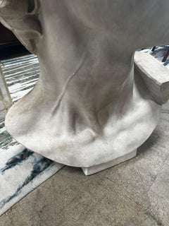 Vintage Italian Oversize " David" Plaster Sculpture 1970s