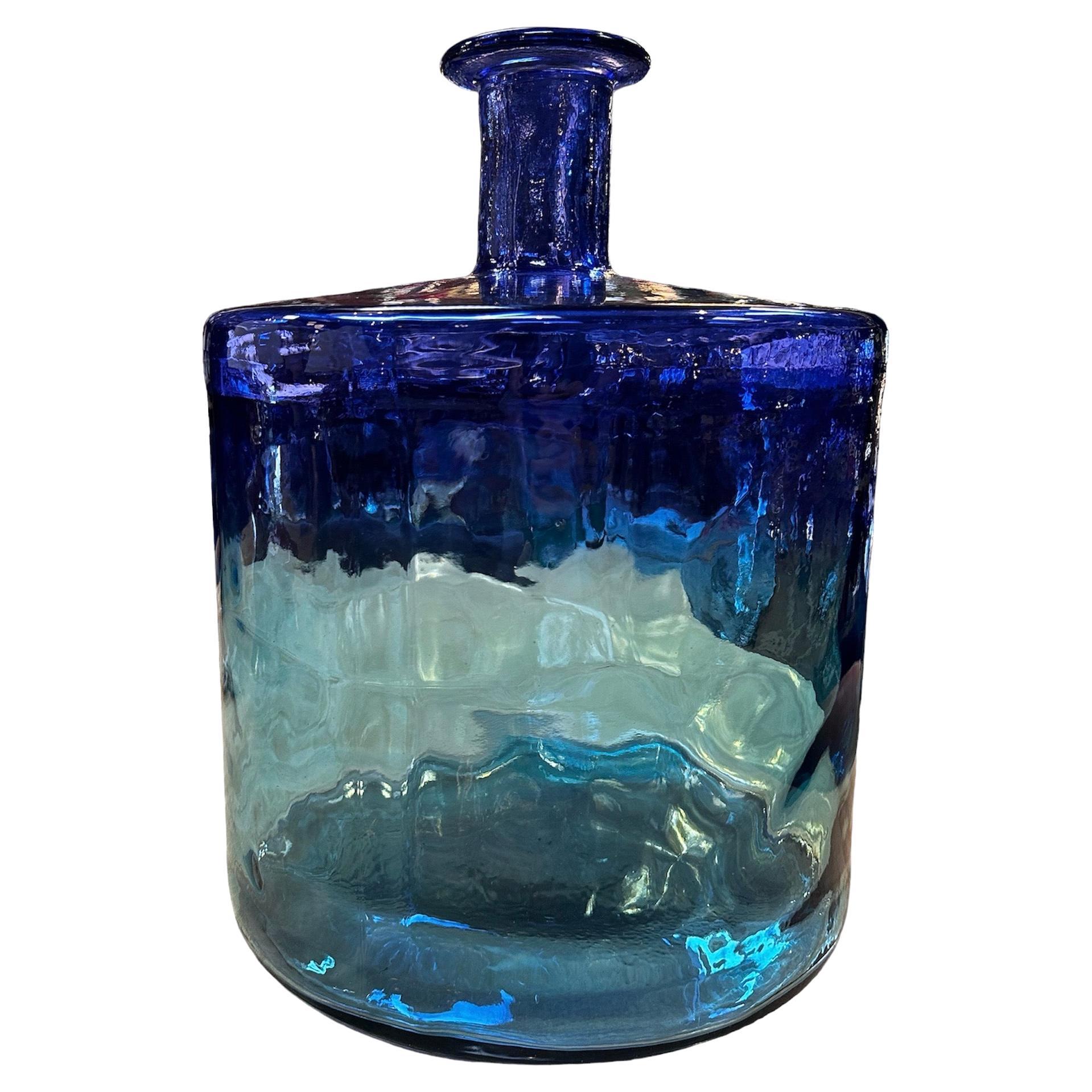 Vaso rosso di Murano oversize italiano vintage anni '80