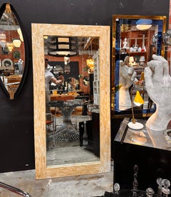 Vintage Italian Oversize Wall Mirror 1980s