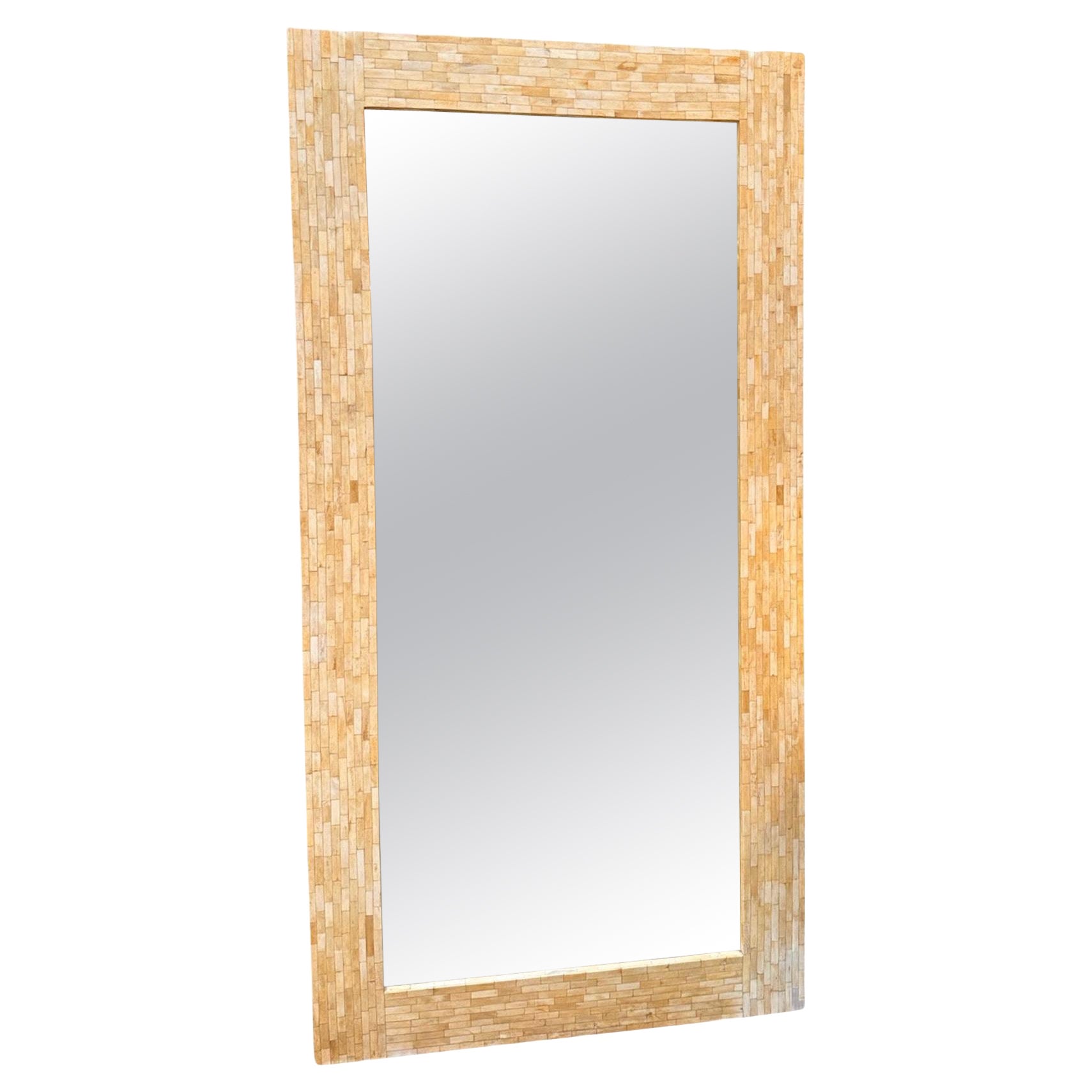 Vintage Italian Oversize Wall Mirror 1980s