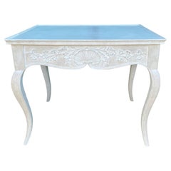 Vintage Italian Painted Fruitwood Table