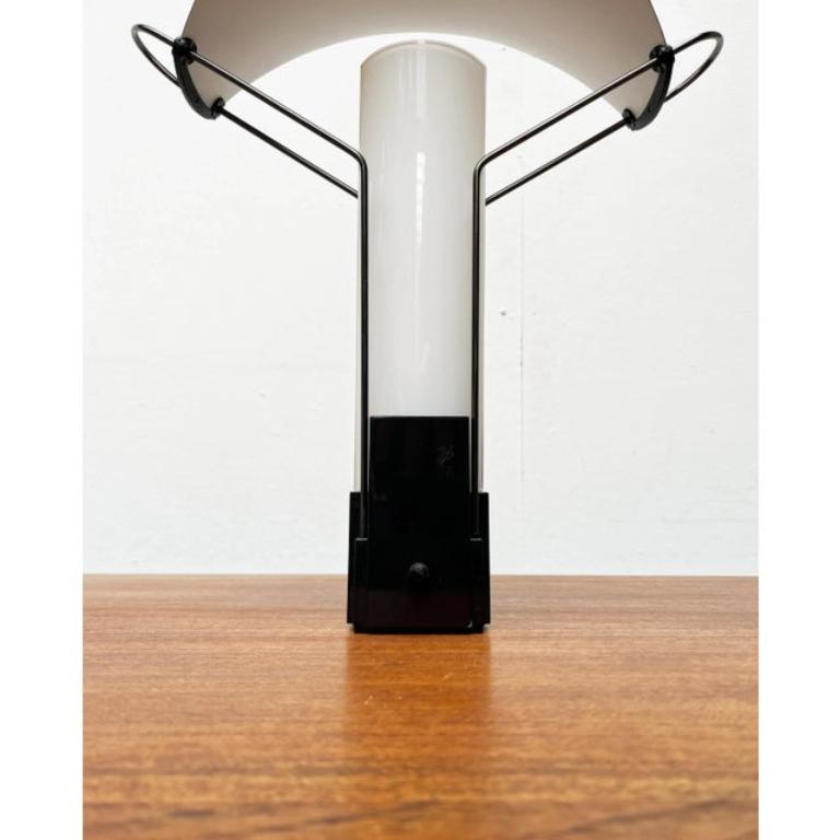 Metal Vintage Italian Palio Table Lamp by Perry King, S. Miranda for Arteluce, 1980s For Sale