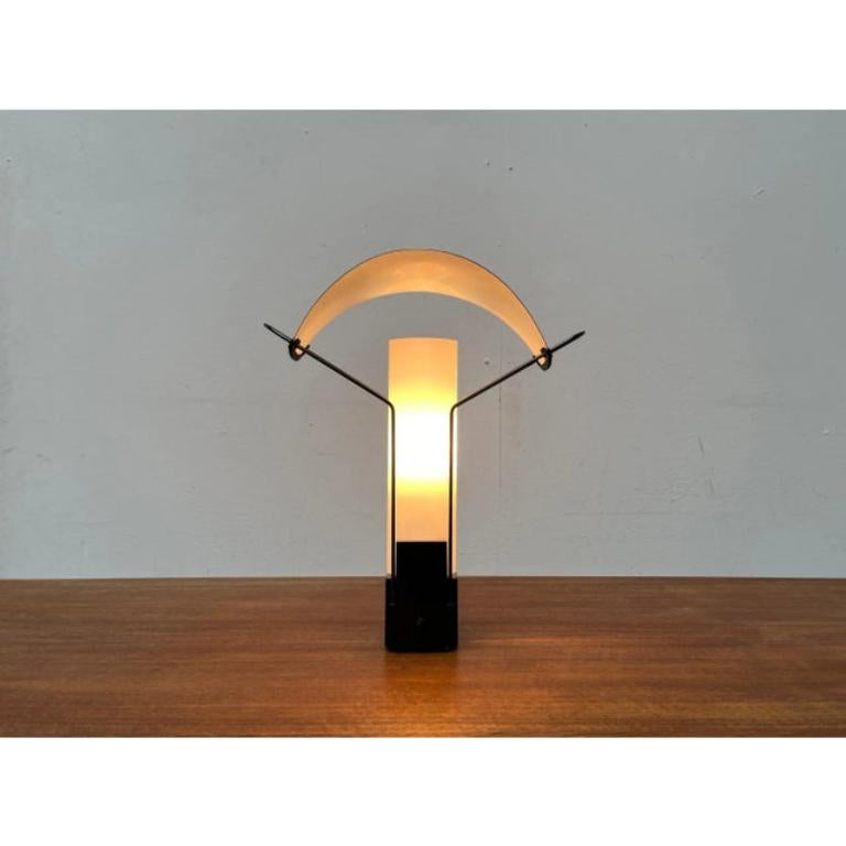 Vintage Italian Palio Table Lamp by Perry King, S. Miranda for Arteluce, 1980s For Sale 3